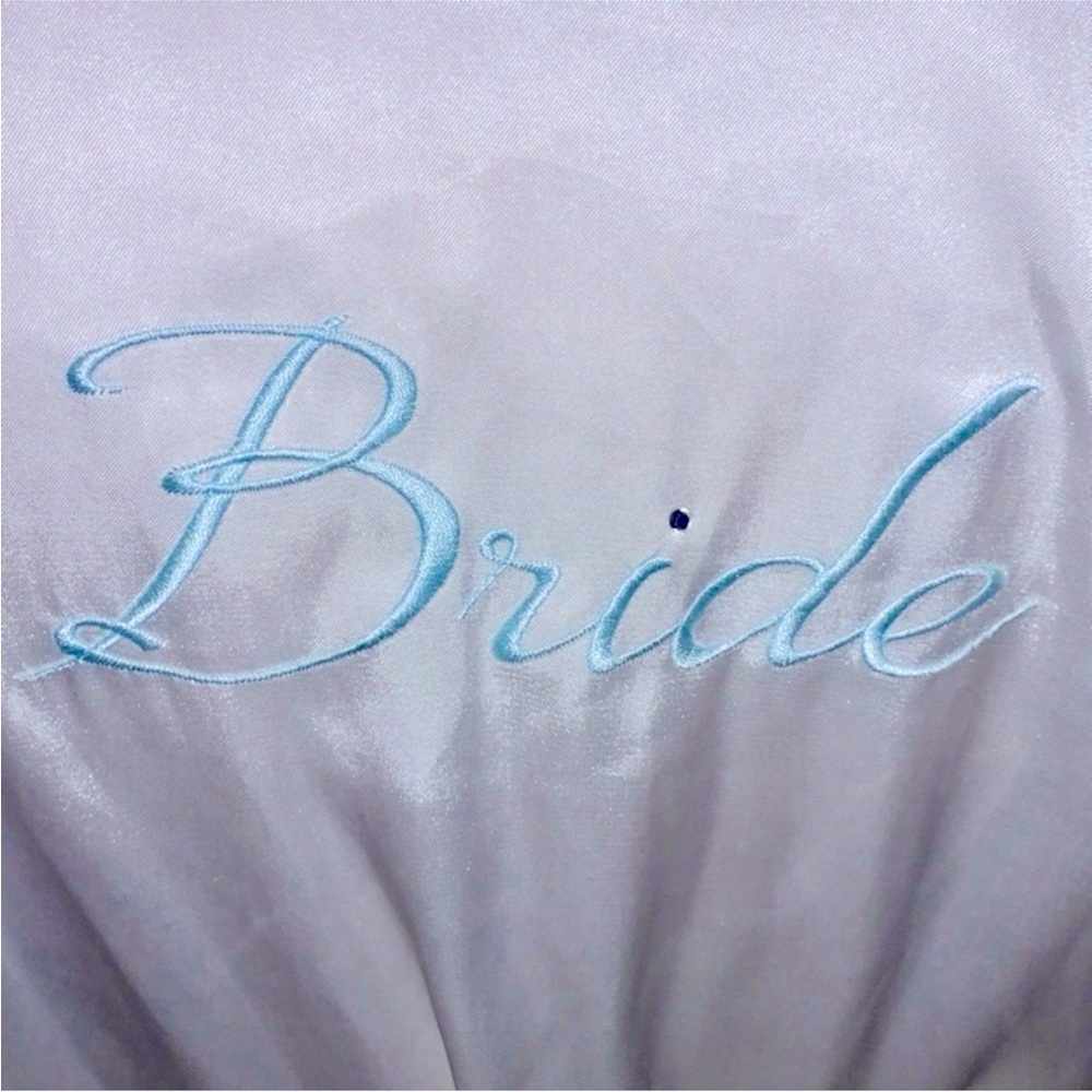 Bride robe & pajama set.